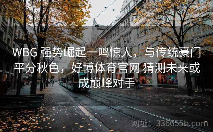 WBG 强势崛起一鸣惊人，与传统豪门平分秋色，好博体育官网 猜测未来或成巅峰对手