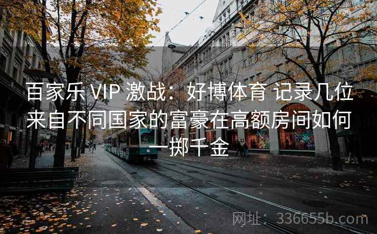 百家乐 VIP 激战：好博体育 记录几位来自不同国家的富豪在高额房间如何一掷千金